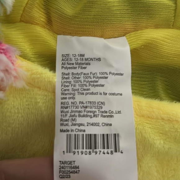 OSTRICH PULLOVER COSTUME NWT‎ - Picture 5 of 6